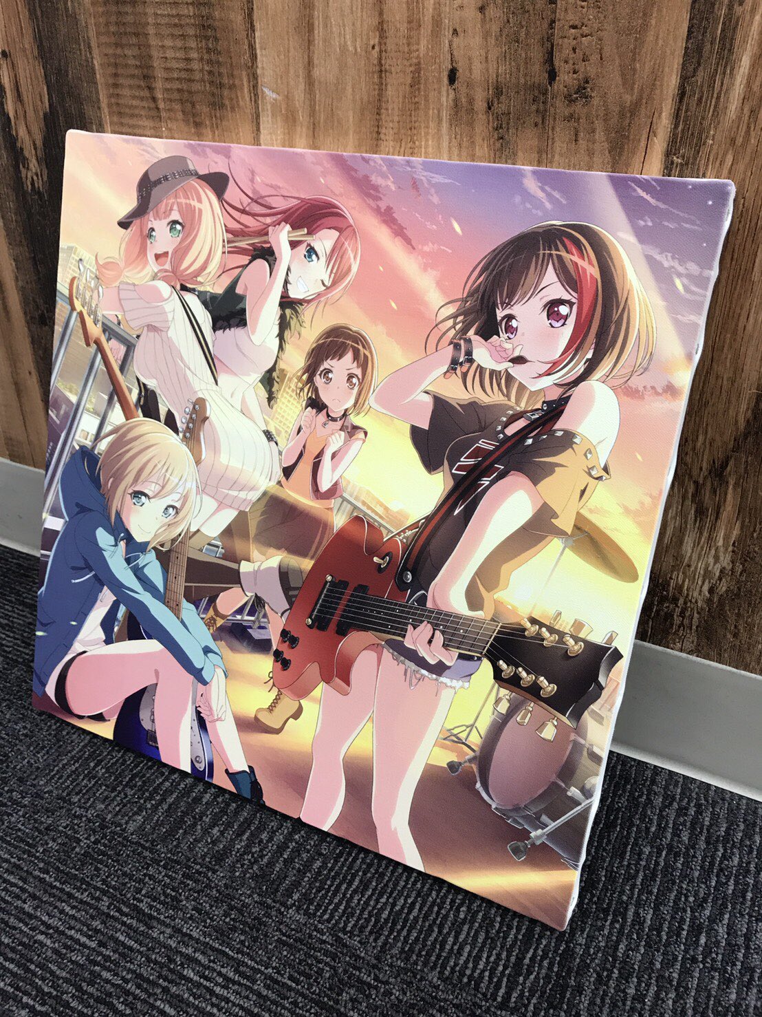 Afterglow 1st Single キャストサイン入り キャンバスアート 1st Album「ONE OF US」 | BanG Dream!（バンドリ！）公式サイト