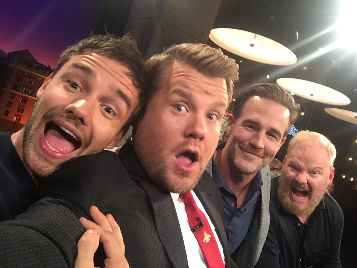 LiamPayne's tweet photo. Corden I missed you man... tonight on CBS at 12:37/11:37c 🙏🏼🙌🏼 #latelateshow https://t.co/WP4RA6UJpR