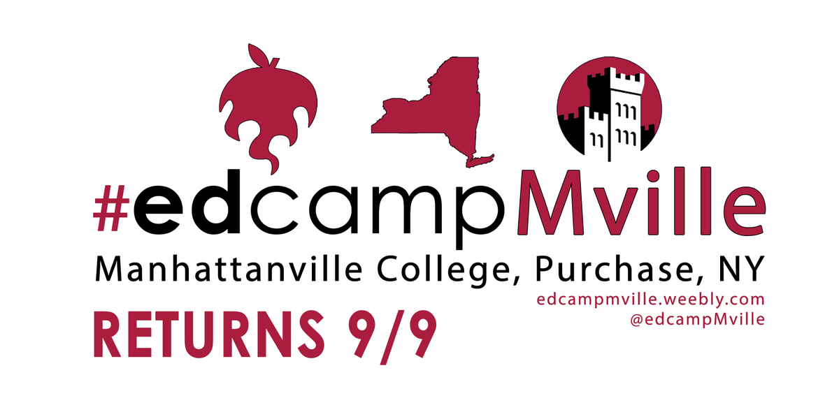 NY, NJ, &amp; CT teachers--don't miss #EdcampMville on 9/9/17. Find more at edcampmville.weebly.com #hudsonvalley #njed