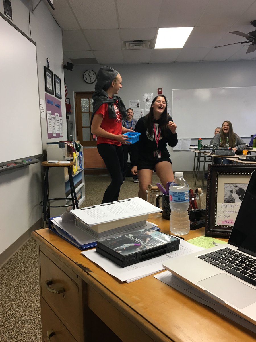 MrsAWyatt's tweet photo. Little Red Riding Hood mood activity including horror, romance, comedy, and drama versions of the story. Great actors in this class! #eng9 https://t.co/5dk04icRrU