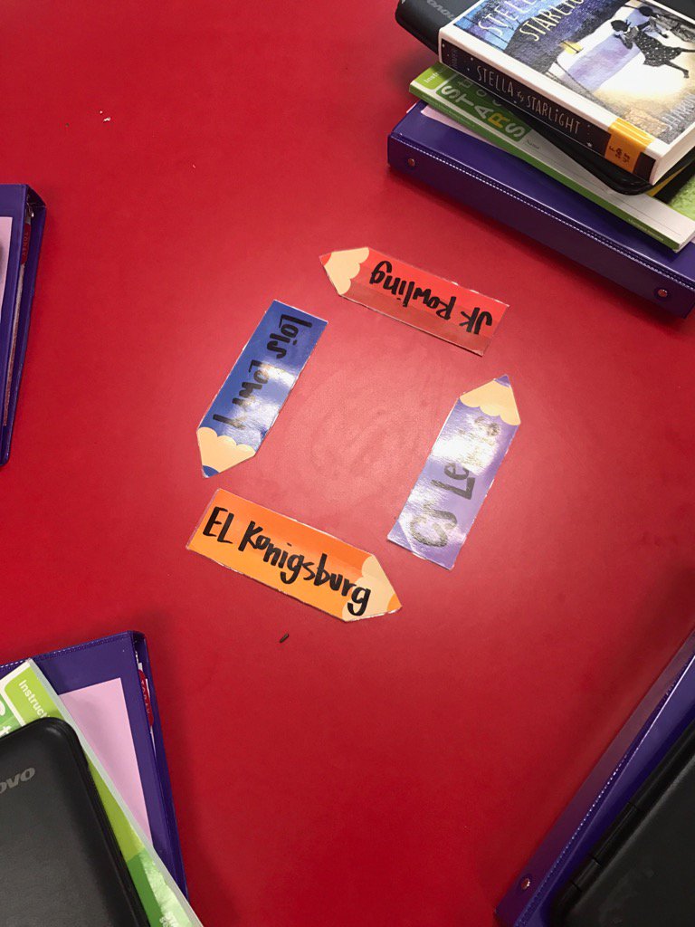 driskell_annie's tweet photo. Love this idea from @NewHopeMemphis... in writing class, students sit in the seat of a famous author! https://t.co/ZEdcGcGHj7