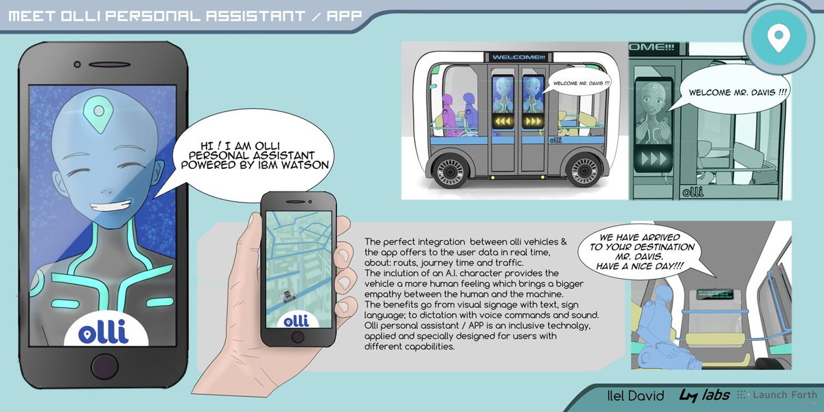JoeSpeeds's tweet image. much love for ilel david's #AccessibleOlli #withWatson Personal Assistant design 
launchforth.io/ilel/olli-for-…