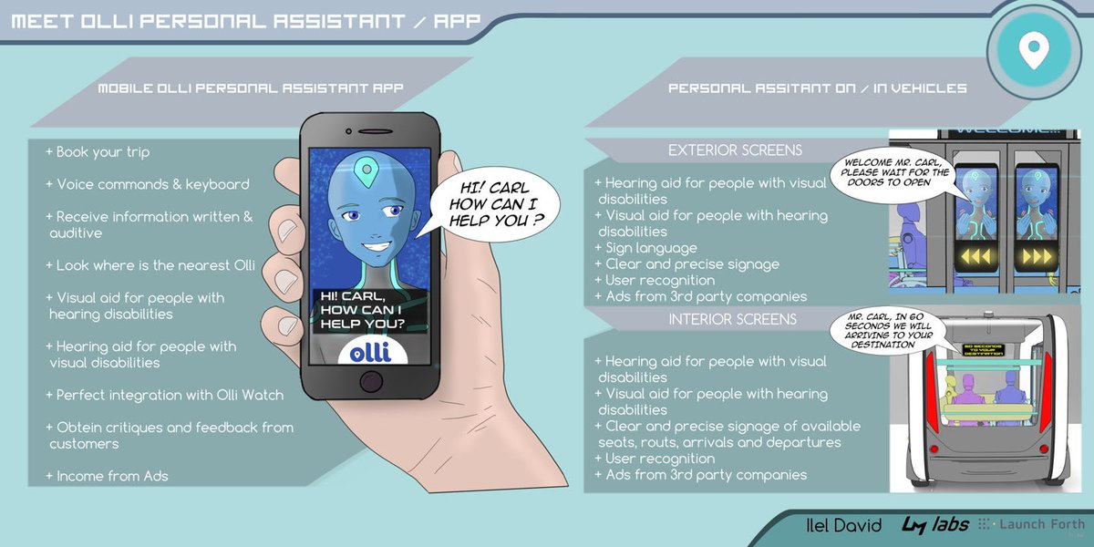 JoeSpeeds's tweet image. much love for ilel david's #AccessibleOlli #withWatson Personal Assistant design 
launchforth.io/ilel/olli-for-…