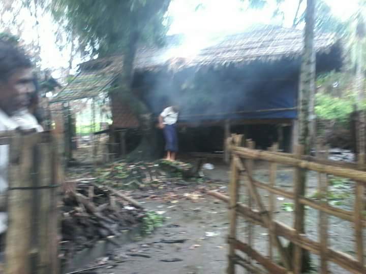 How Arsa Bengali terrorists set civilians' homes on fire