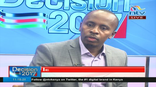 ntvkenya's tweet photo. We cannot be a politicking nation for 365 days - John Kiarie. #Decision2017 @KenMijungu https://t.co/ohFMCOD2P8