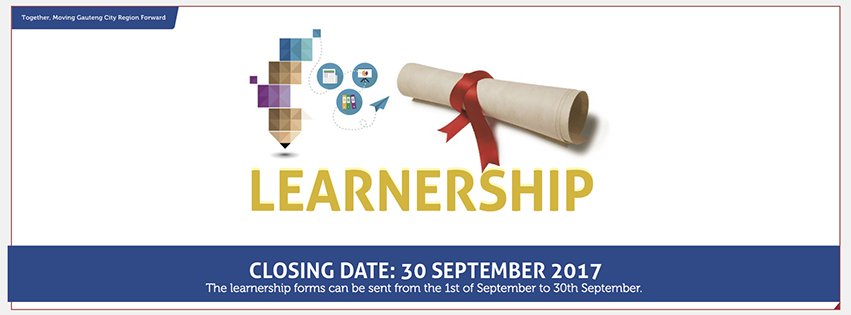 2018 Learnership Programme is now open, closing date is 30 September 2018 Click on the below link for full details: socdev.gpg.gov.za/Media/Publicat…