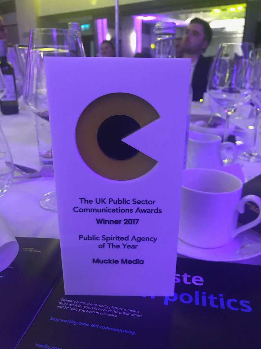“The judge felt that Muckle Media are head and shoulders above the rest, they have clear aims and objectives and have shown amazing results"