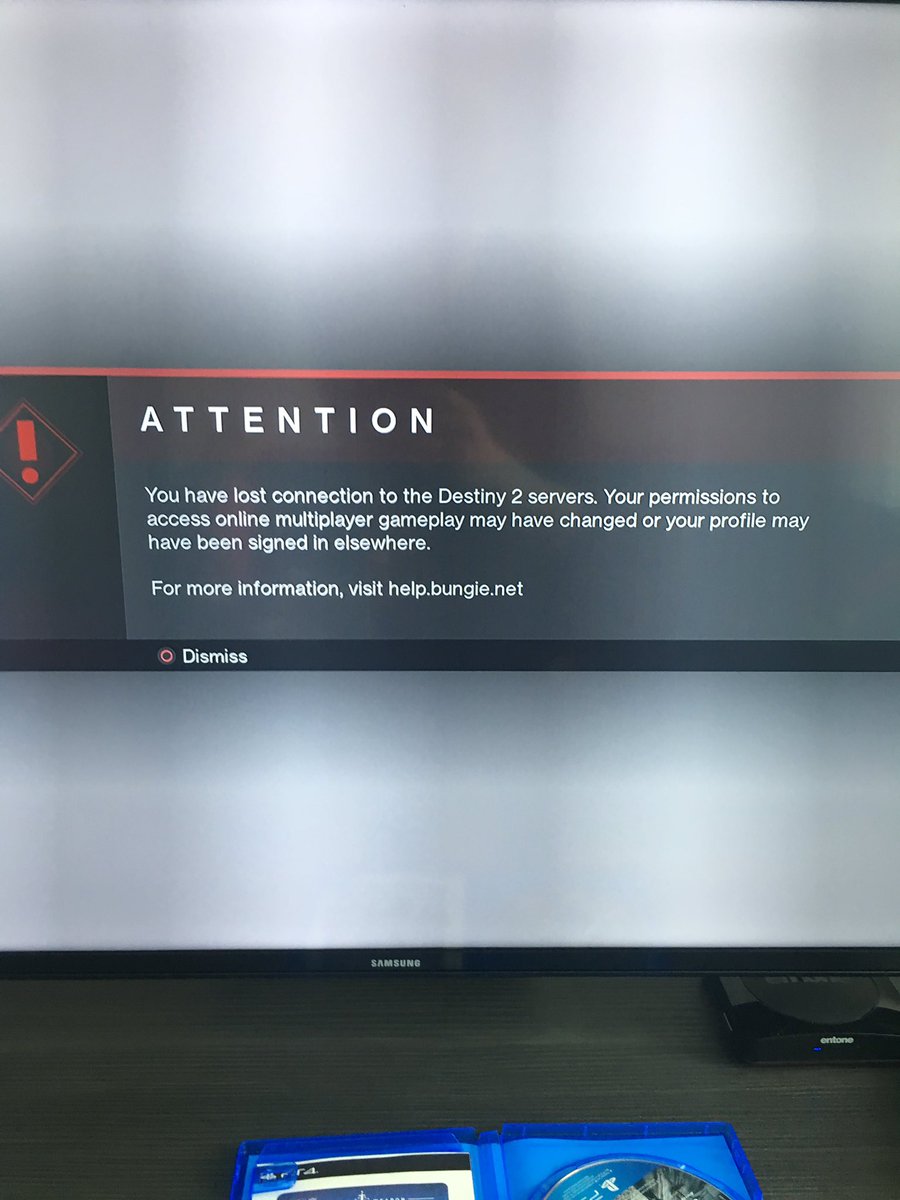 teppista7's tweet photo. Day 2 and getting this error?
#Destiny2 #Destiny2launch 😡😡 https://t.co/mmN3OtYB60