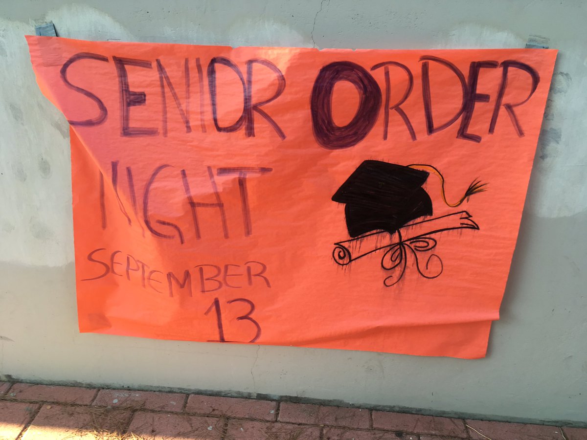 Seniors! Senior order night is September 13th at 6pm in the auditorium. This is where you will be purchasing your senior packages.