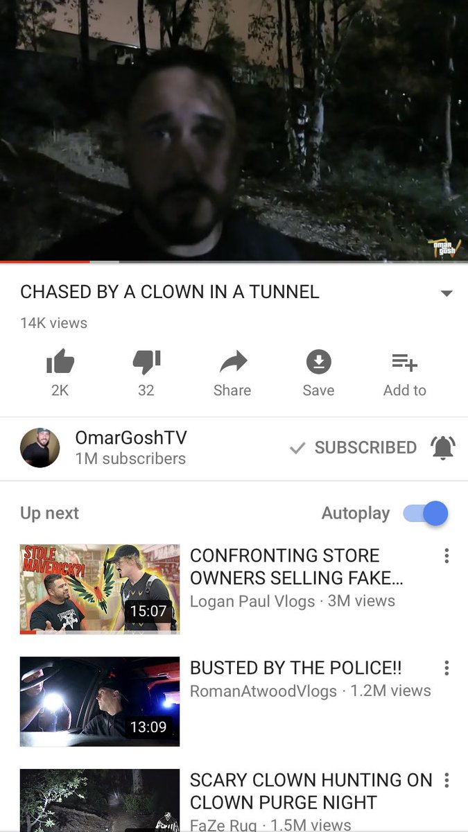 ray_ray1997's tweet photo. @OmarGoshTV the clown behind the tree https://t.co/WFPgvVktAK