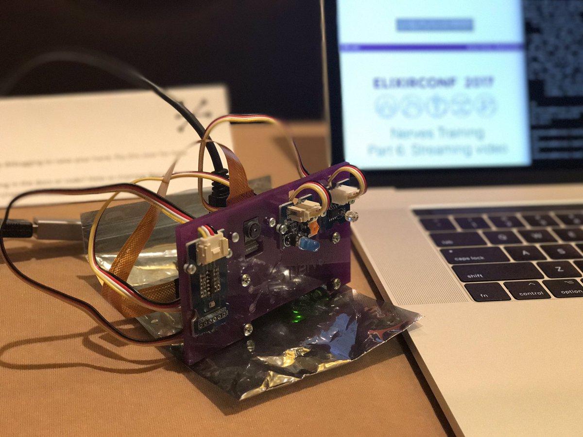 jfmaggie's tweet image. Great #nerves workshops thanks to @fhunleth at #ElixirConf2017