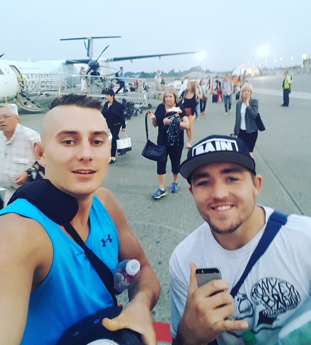 CodyJerome_'s tweet photo. We have arrived !!! 👊 #VICTORY  #Victoria #SummerSlugFest7 #YouPlayIFight @PFAdaily @bignastyslife https://t.co/mMOdCbxVZh
