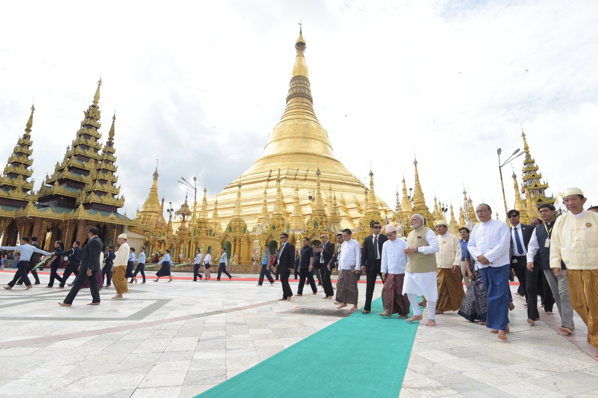Delighted to visit Myanmar’s cultural landmark, the Shwedagon Pagoda.