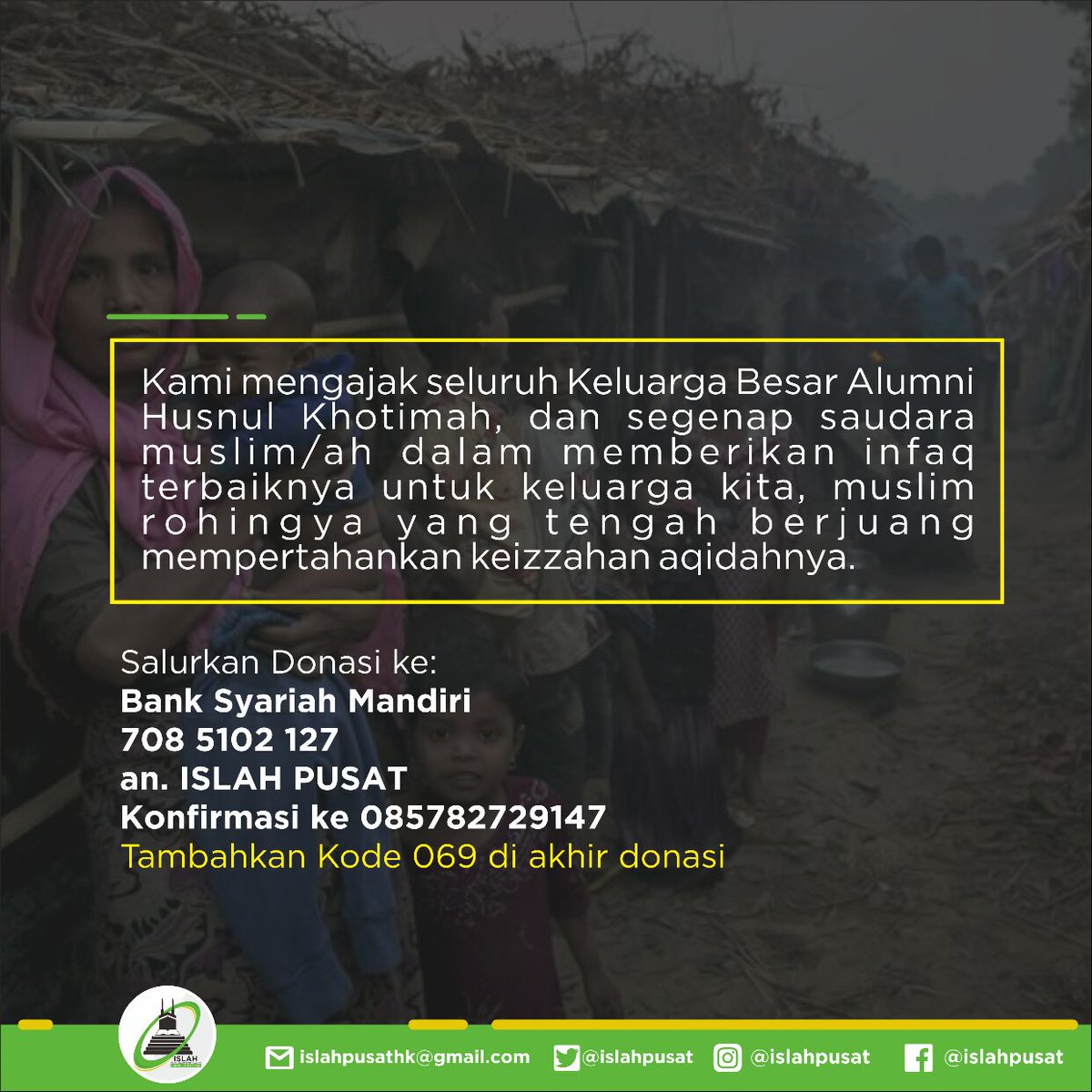 IslahPusat's tweet photo. ♥ ISLAH CARE for ROHINGYA ♥
Viralkan! https://t.co/Zc8JqaKSt1