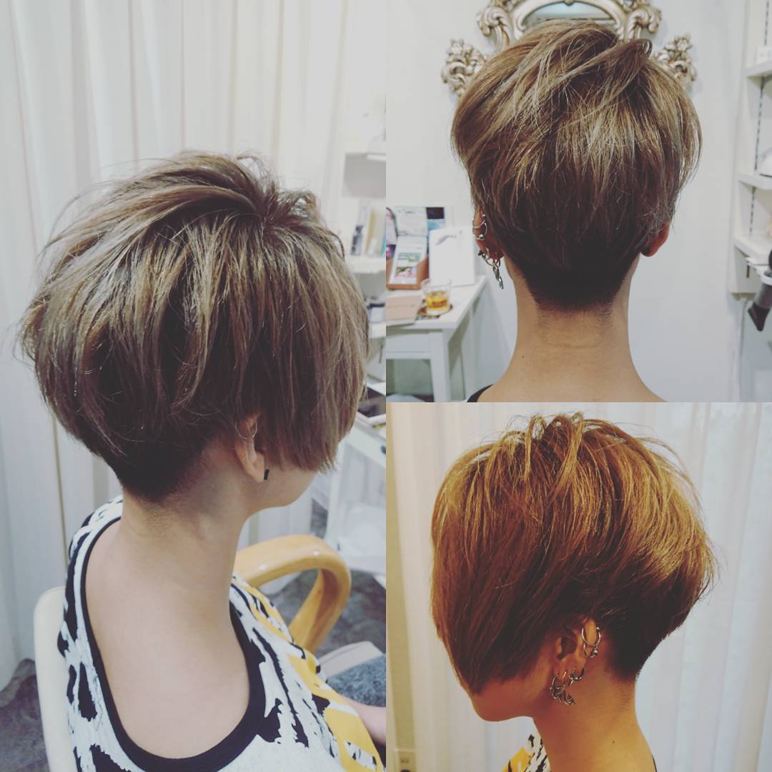 人気のファッショントレンド ベスト50 アシメ ツーブロック ショート レディース