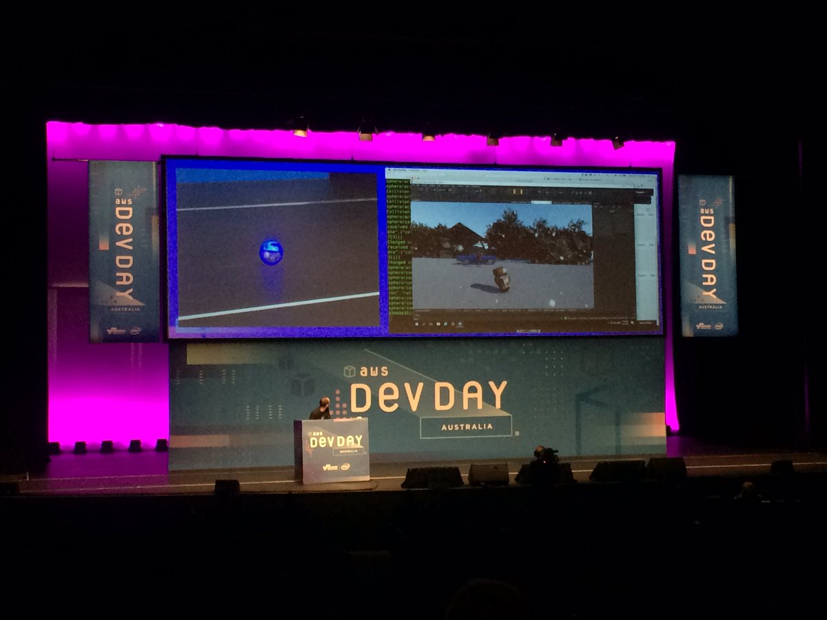 LC2020's tweet image. The future is now #AmazonLumberyard @AWSCloudANZ #awsdevday