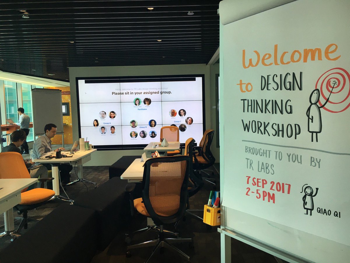 #designthinking is not what it looks like or feels like, its how it works. Workshop @Thomsonreuters Labs #design #TRLabs #innovation