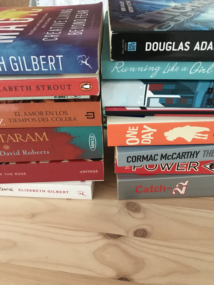 Piles of knowledge and wellbeing! #ReadABookDay
