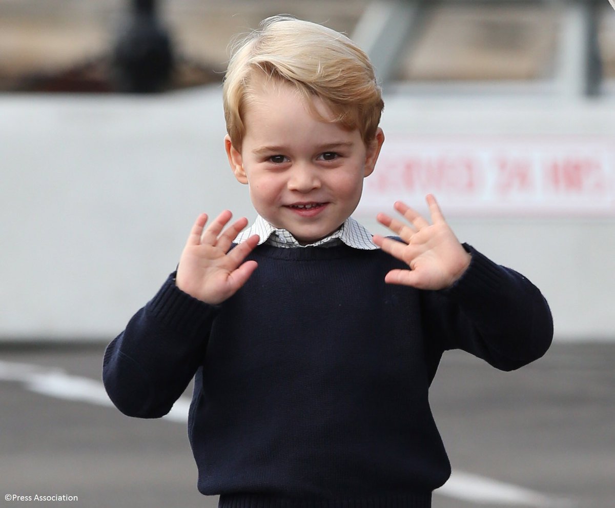 Prince George will this morning attend his first day of school at Thomas's Battersea, accompanied by his father The Duke of Cambridge.