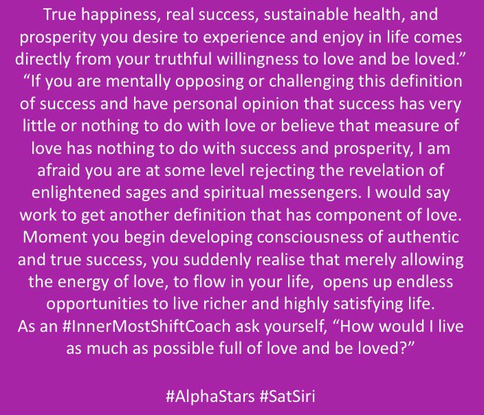 AlphaStarsAoE's tweet image. As an #InnerMostShiftCoach ask yourself, “How would I live as much as possible full of love and be loved?”

#AlphaStars #SatSiri