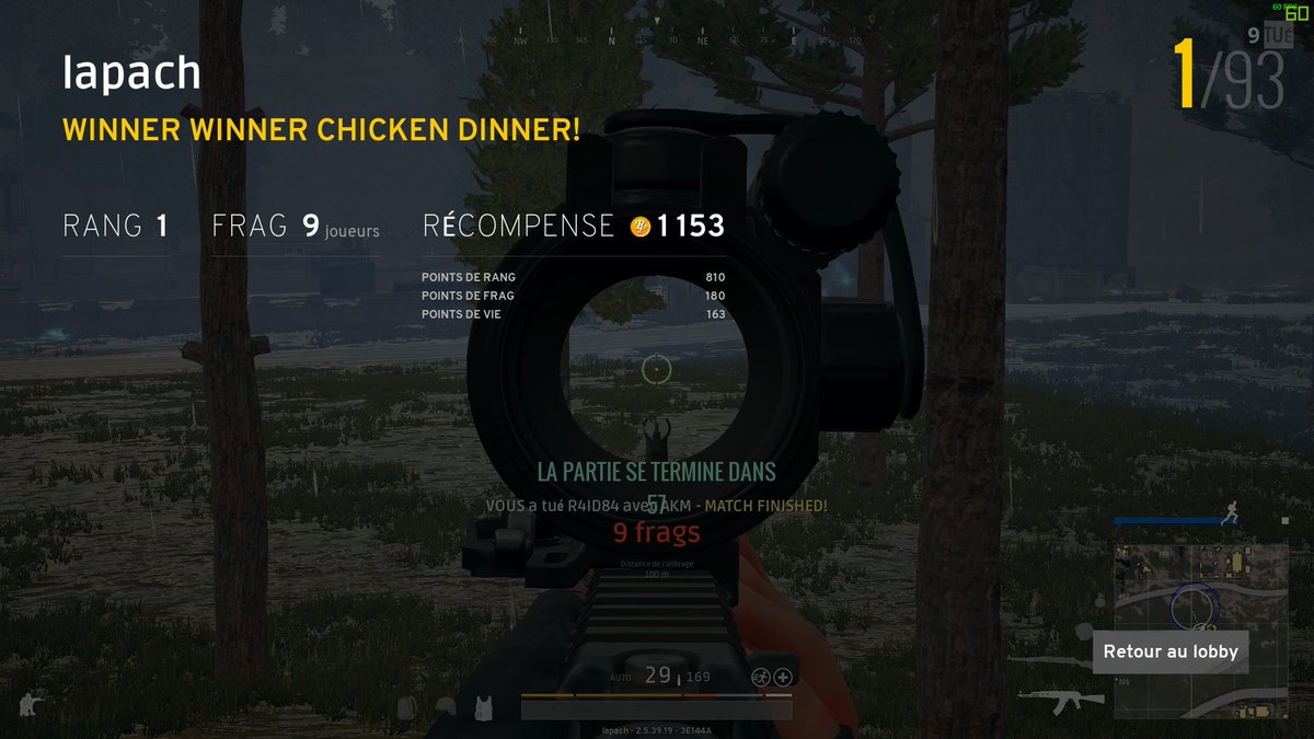 trafjuan's tweet photo. Quand tu fais une seule partie de @PUBATTLEGROUNDS de la journée, et que tout se passe à merveille !! #selfconfident #overskilled #only1time https://t.co/p1vhD9yd5f