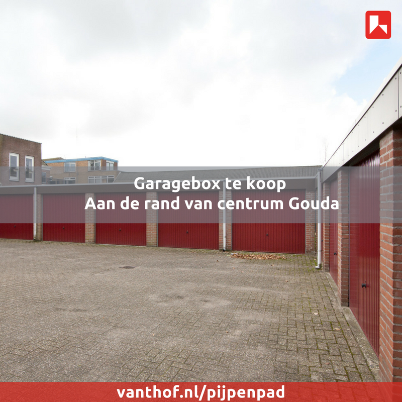 #Garagebox te koop vlakbij het centrum van #Gouda. Meer weten? Ga naar vanthof.nl/pijpenpad
