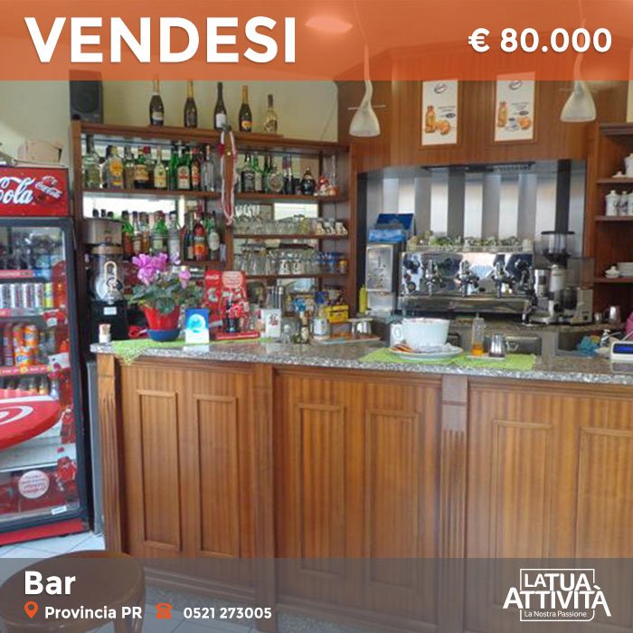 LaTuaAttivita's tweet photo. #bar #caffetteria #tavolafredda, 2 addetti in #centrostorico a #parma in #vendita perfettamente #attrezzata, #ottimiincassi! #VPR55 #caffè https://t.co/OnLOAuxmR5
