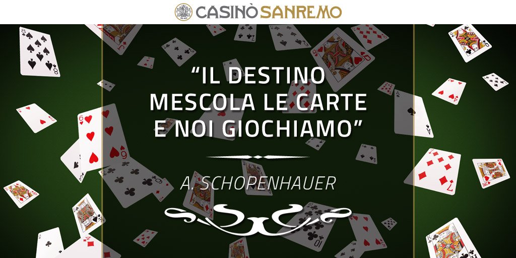 Casino Di Sanremo L Autore Dell Aforisma Di Oggi Sulle Carte E Sul Gioco E Arthur Schopenhauer Filosofo Tedesco E Uno Dei Maggiori Pensatori Del Xix Sec T Co Ta717qp0tf