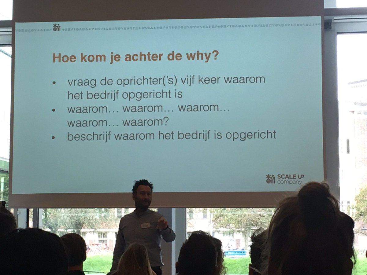 puur's tweet image. Advies bij @ScaleUp_NL Vraag een ondernemer 5 keer naar het 'waarom' zijn bedrijf opgericht is. Mooi voorbeeld omschrijving is ID&amp;amp;T