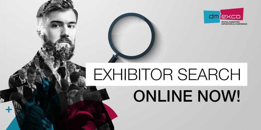 dmexco's tweet photo. Look who's exhibiting at #dmexco2017 via our #exhibitor search! https://t.co/RHpsSWxqH0 https://t.co/xzXXyBbaHA