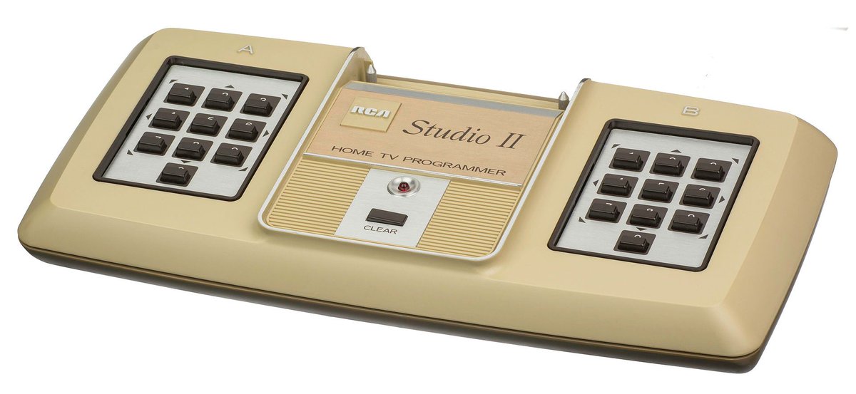 RCAbrand's tweet photo. #TBT- The #RCAStudio, a home #videogame console made its debut in Jan. 1977 &amp; had a unique feature -  5 built in games! https://t.co/GaCSz05ryJ