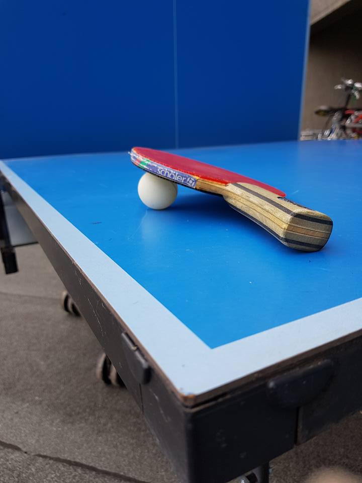 MannCpt's tweet photo. Table tennis, couscous salad &amp; patato pan @CoSpace_Vienna rooftop! #doithere #coworkcation #payasyouwish #lunch #coworking #CoSpace #Vienna https://t.co/XVWRW1TDjW