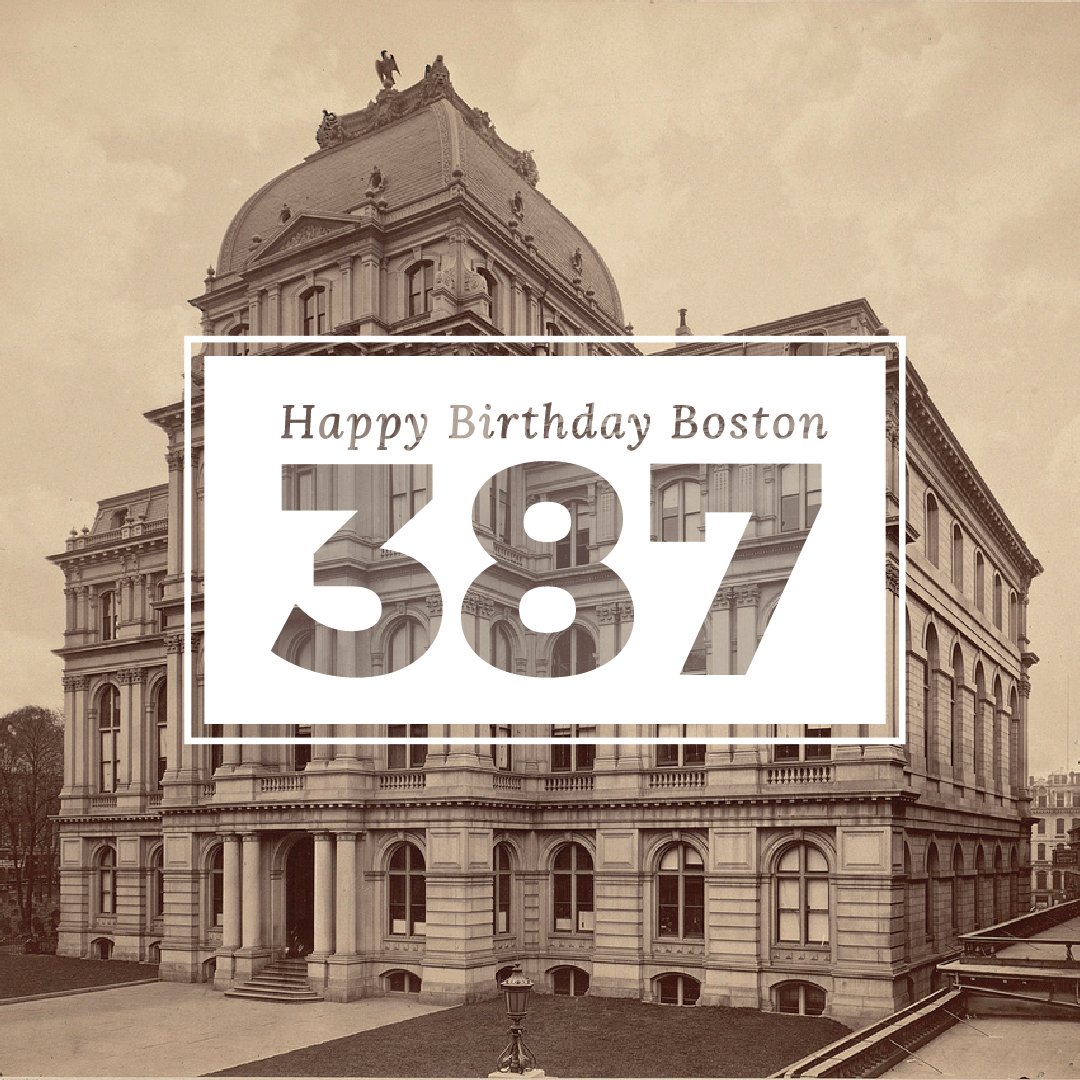 Happy Birthday, Boston! Looking good for 387.