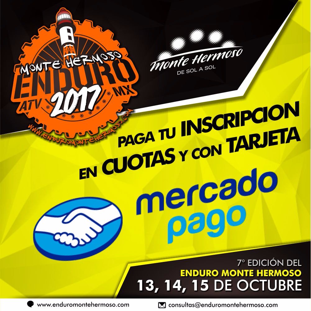 Este año paga tu INSCRIPCIÓN con tarjeta y en cuotas fijas a través de la web enduromontehermoso.com no te quedes afuera.