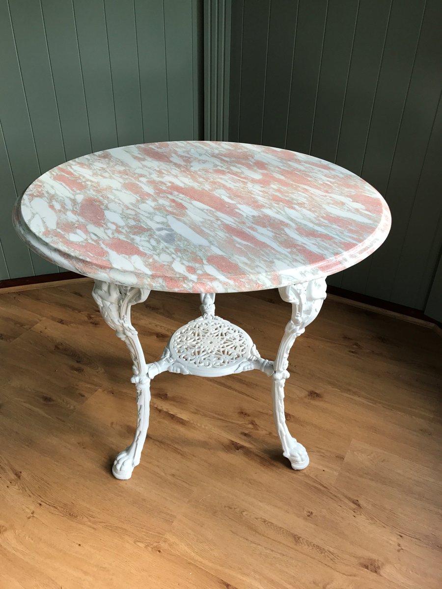 MWS_worktops's tweet photo. Beautiful bespoke table top made from Norwegian Rose Marble with an OG edge profile. #norwegianrose #marble #bespoke https://t.co/apnnH8eWSP