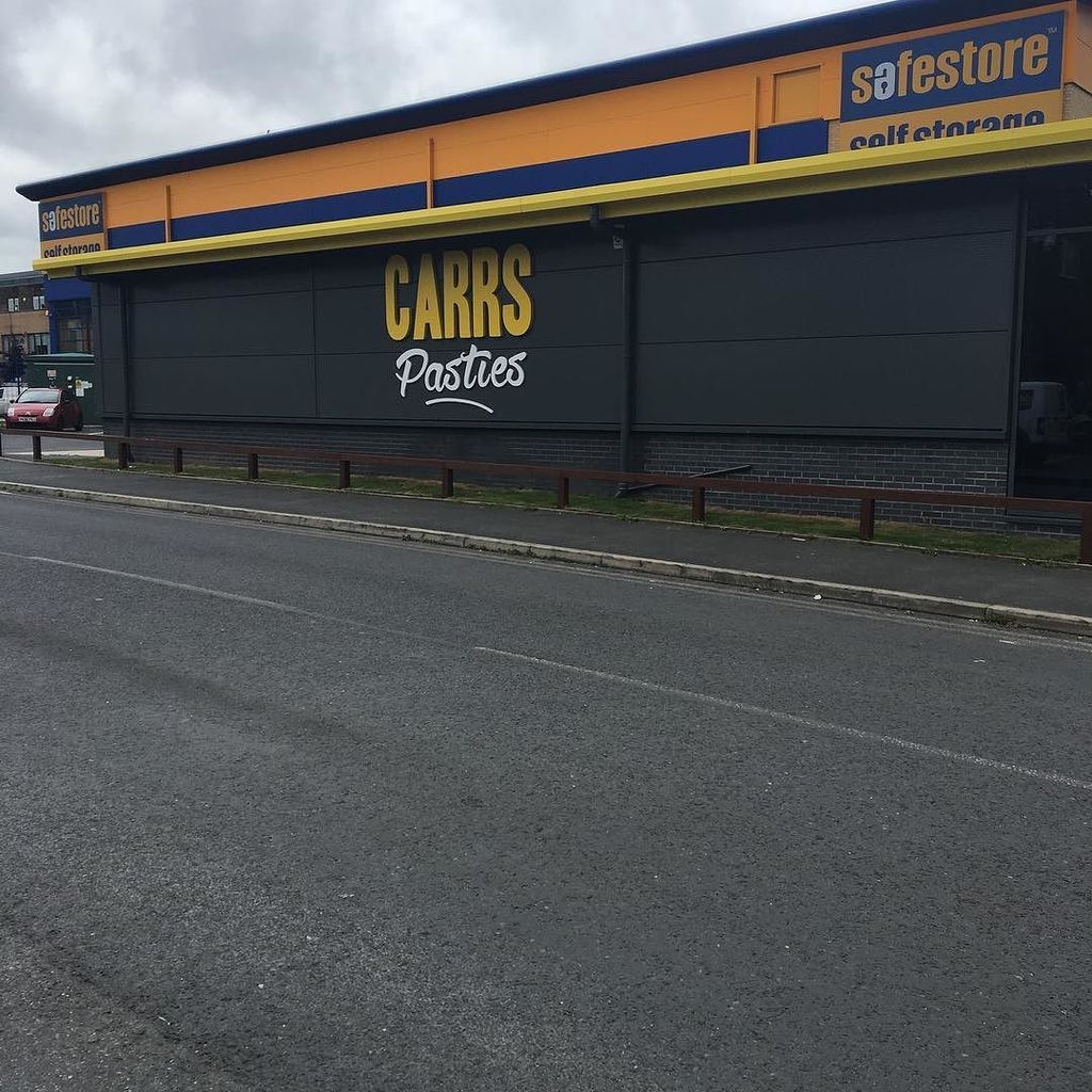 New Signage Carrs Pasties Manchester Rd in Bolton. #Silverglide