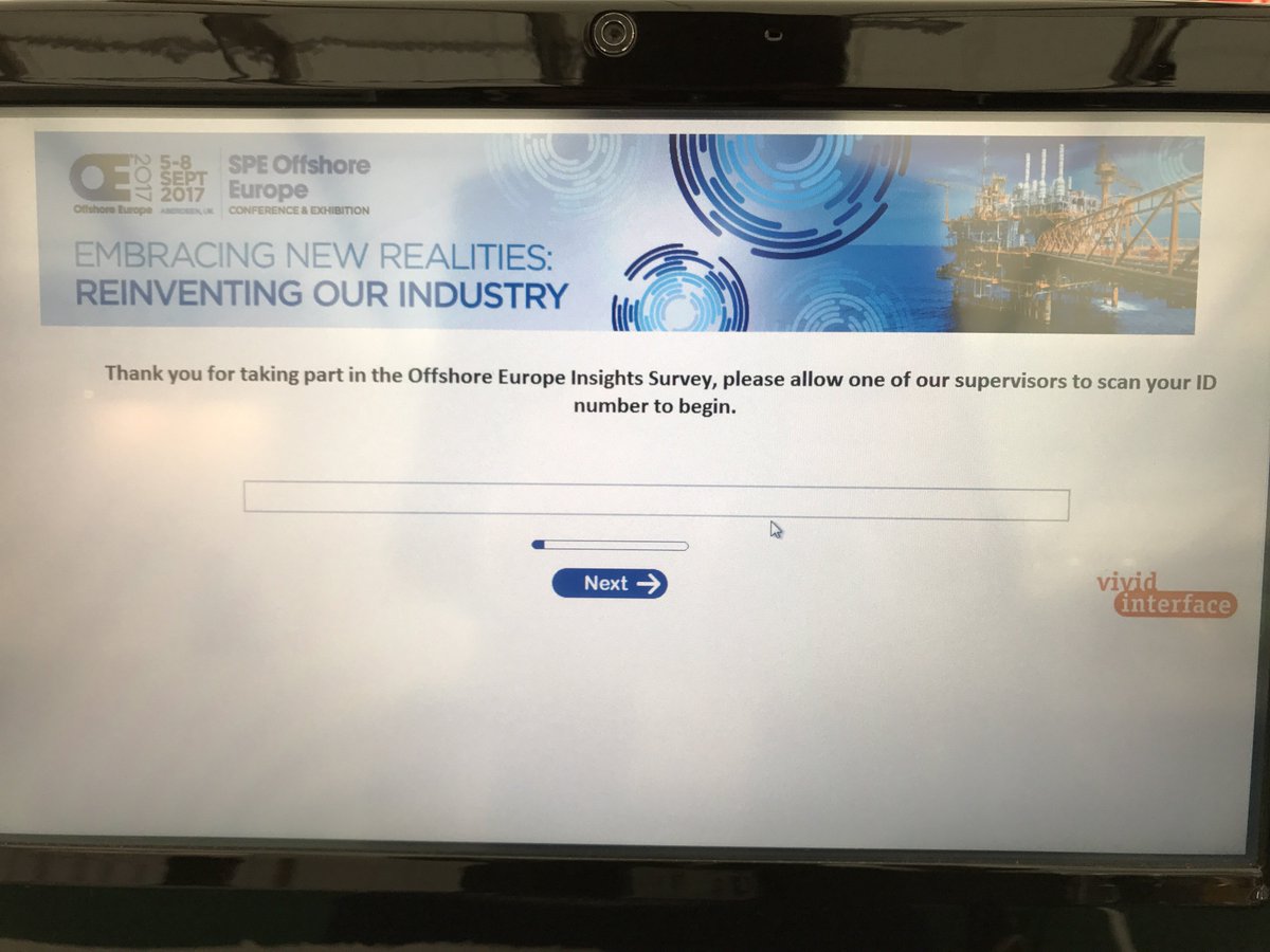 VividInterface's tweet image. Day 3 of #OE17 is in full swing, come and have your say at stand 2B50.

@SPE_OE

#insights #offshoreeurope