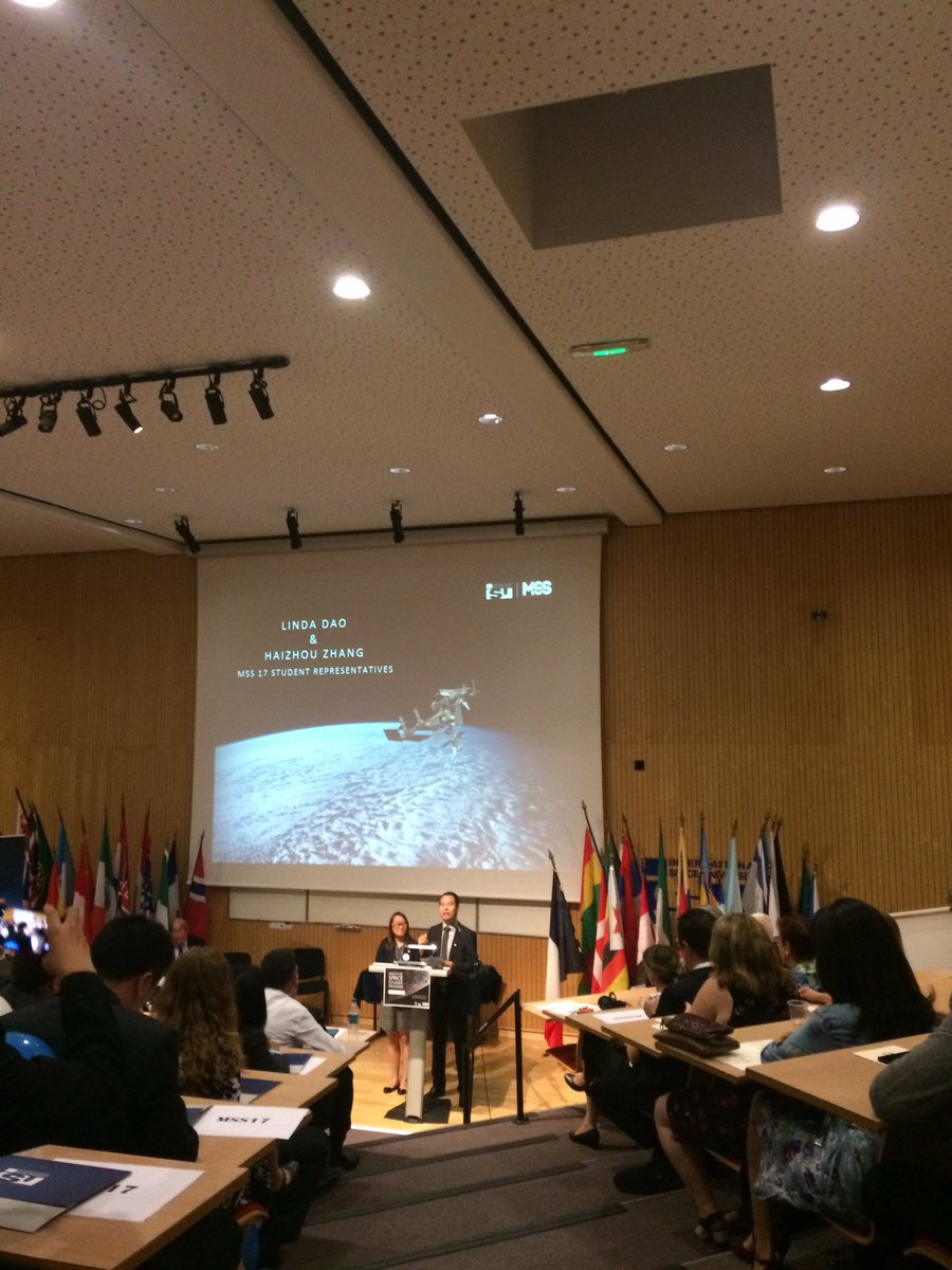 ISUnet's tweet photo. #ISUnet #MSS17 class representative speech https://t.co/b3DEY30GG1