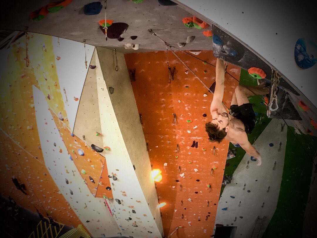 Parthian_RDG's tweet photo. A few shots from last nights testing of the new #compwall routes! The reset concludes today with Elliot joined by @LameyRob! #newroutes https://t.co/7qePgwtX6o