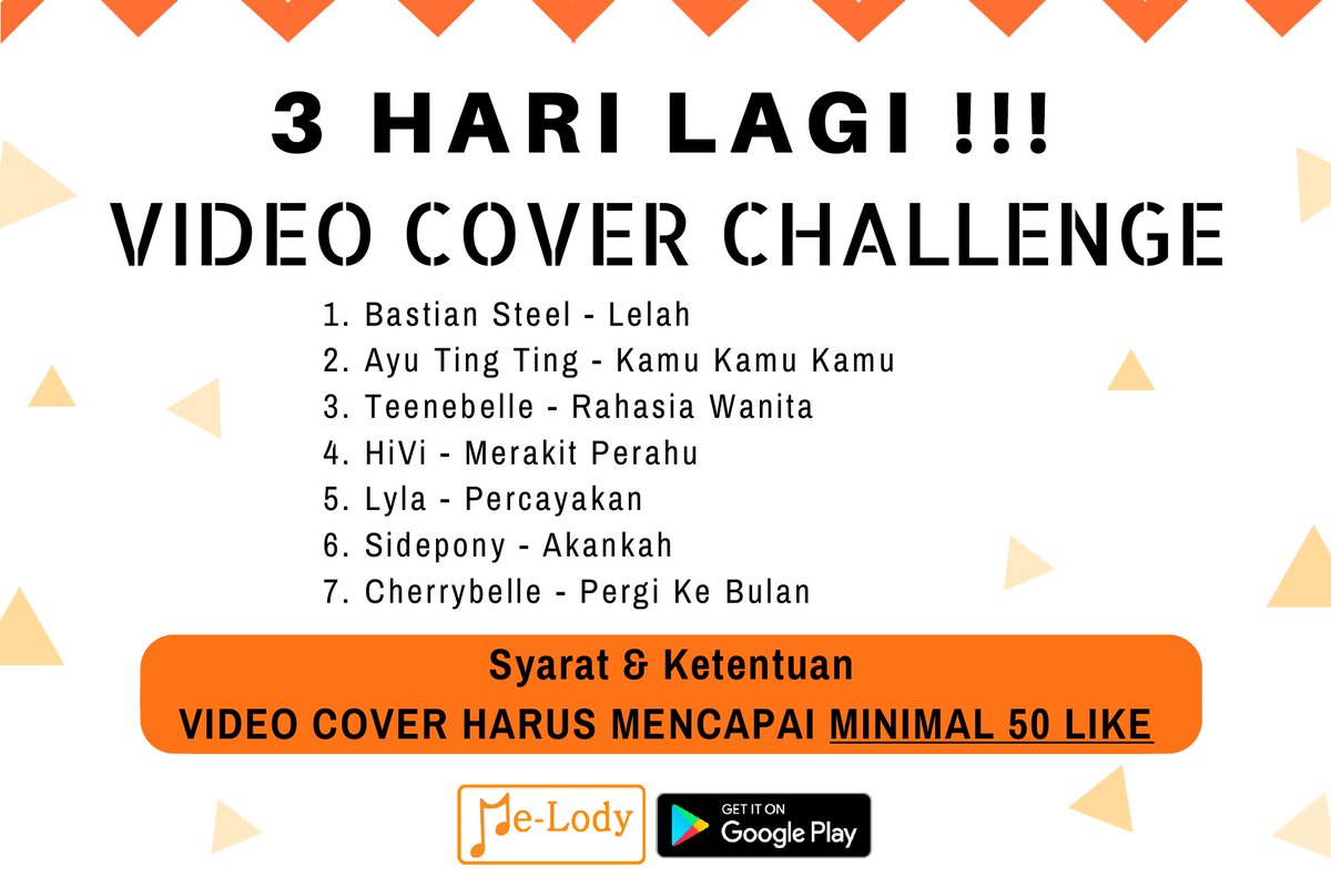 Hayooo!!! Yang udah Cover jangan lupa untuk di SHARE ke sosmed kalian dan Kumpulkan LIKE sebanyak mungkin, yang belum Cover juga Ayo segera🔥