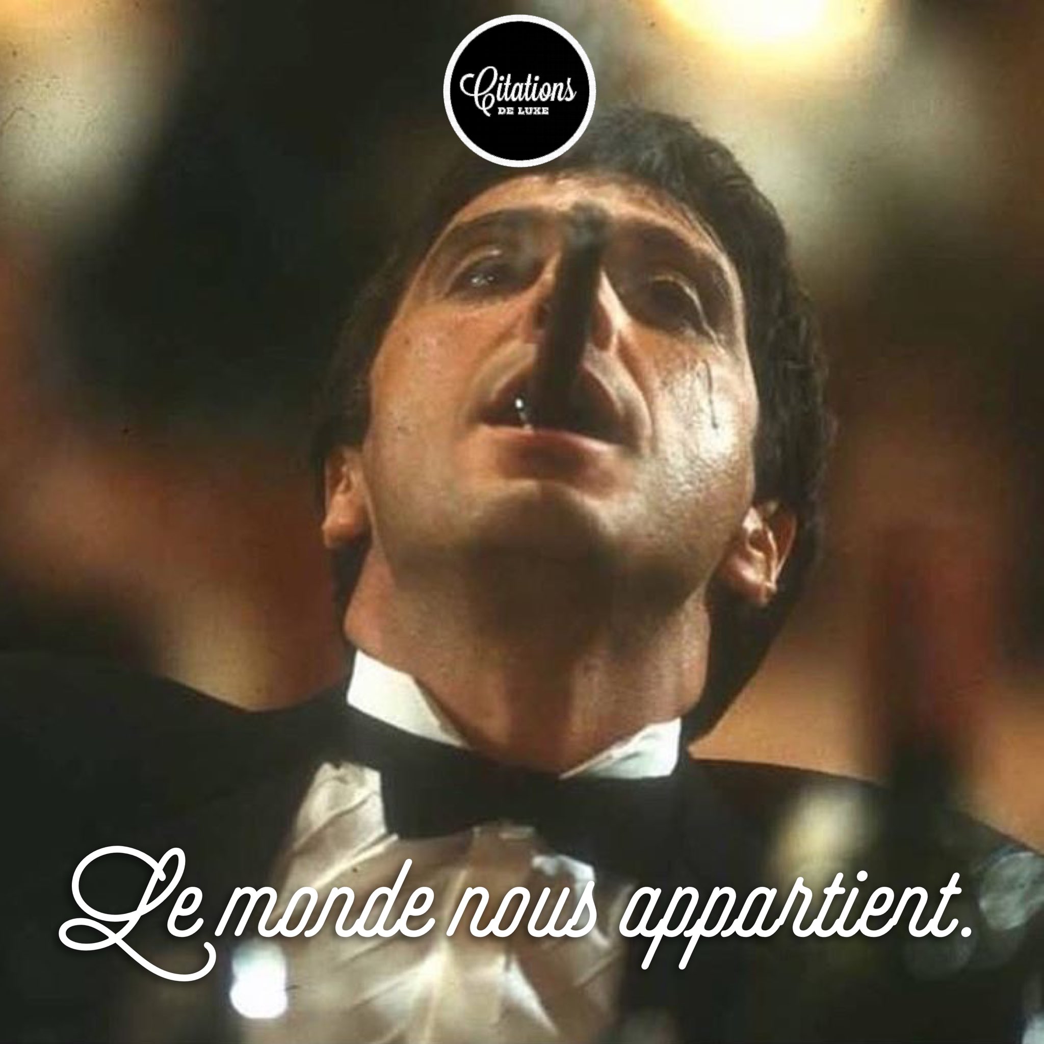 Citations De Luxe Auf Twitter Le Monde Nous Appartient Scarface Citation Film Motivation Challenge Alpacino Nevergiveup Rules France Ambition T Co Jztrlv2nfg Twitter