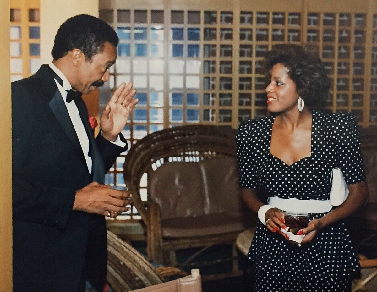 LindaRRadio's tweet photo. #TBT I worked with greatness, a radio legend. The Late Great "Golden Voice" #GerryBledsoe. #WUFO #WWRL #WBLS #WHUR #WMMJ #WMXD #RIPGerryB https://t.co/bpx3S3owvR