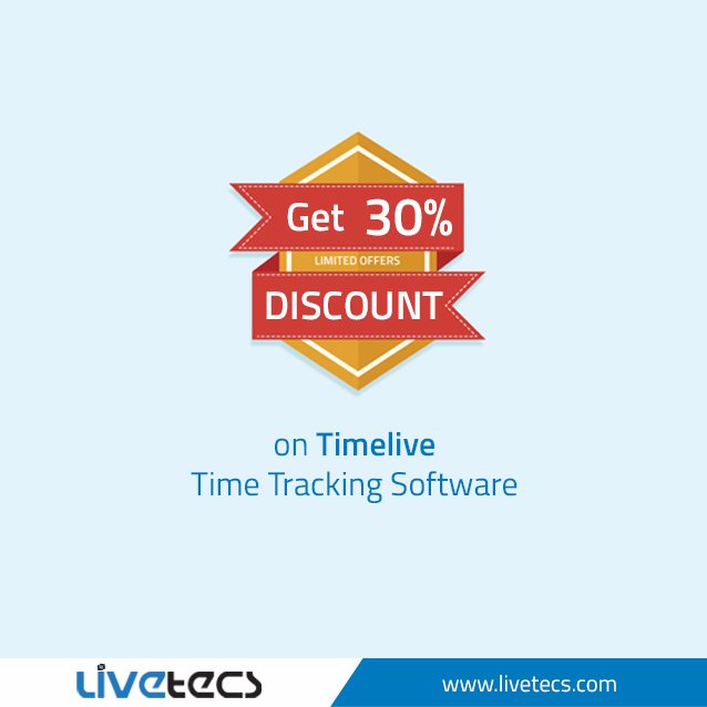 livetecs's tweet photo. Attention Project/ HR Managers, get up-to 30% straight discount on TimeLive
https://t.co/v8IWYr7MKI
#TimesheetApplication #Livetecs https://t.co/1GnGV9VsNk