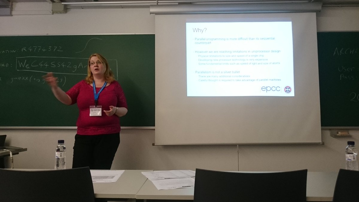 anca_vulpe's tweet image. Day 1. 
HPC  workshop 
#ACMwomencourage
#womencourage2017