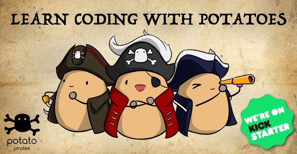 Nishard's tweet photo. Learn through play with #potatopirates - master coding concepts in 1 hour without computers! #StarchTheRevolution https://t.co/smCkzipC3g https://t.co/qdosqArKEN