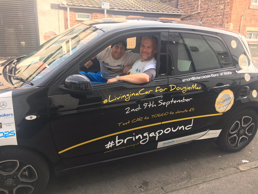 Just had a chat with <a href="/stonierstoney/">Richard Stonier</a> &amp; @Nathanjswins about <a href="/carontour/">Living in a Car</a> in aid of <a href="/DougieMacStoke/">Dougie Mac</a> - listen on @Signal1Official in the morn! 📻