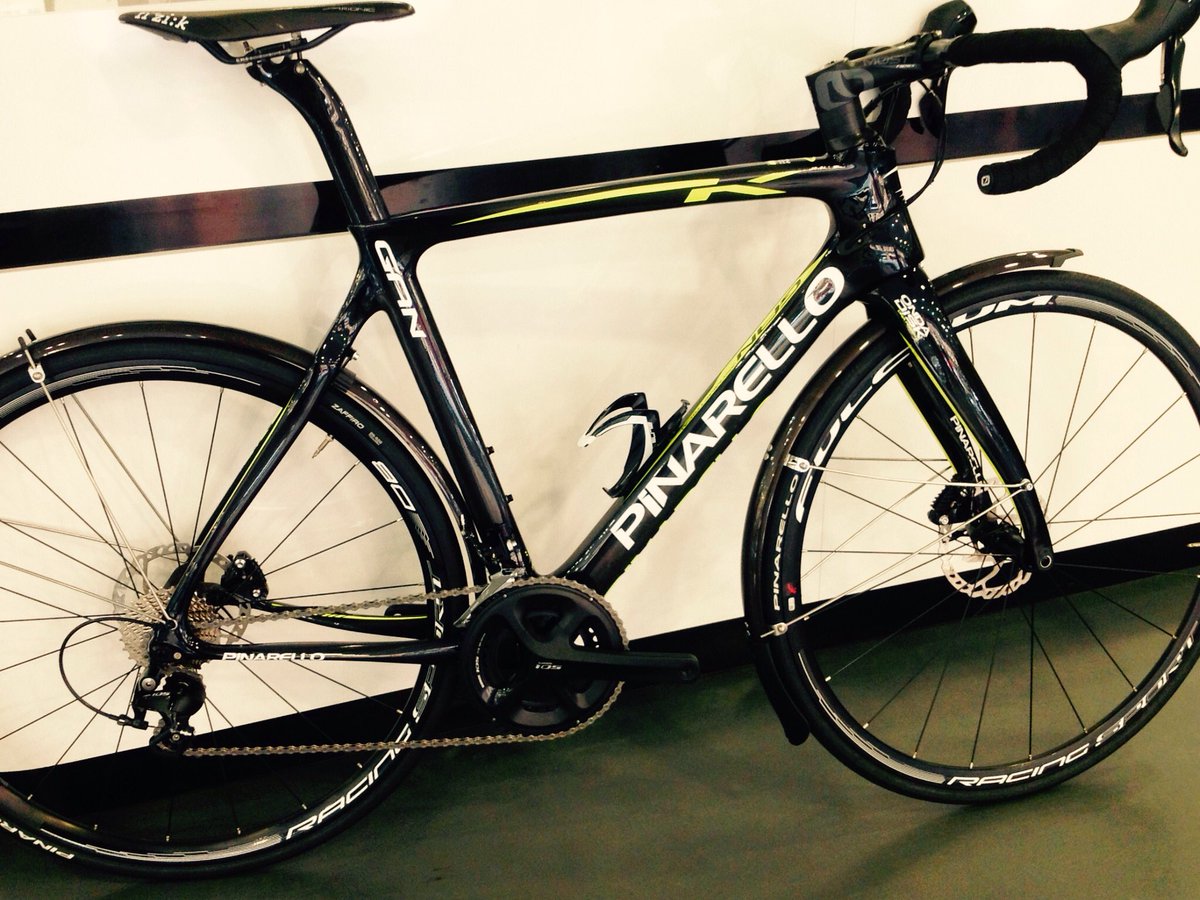 Pinarello UK on X The Pinarello Gan K Disk with hydraulic 105 groupset and full length mudguards. Now 20 off winterriding https t GkgpHWQAWe X