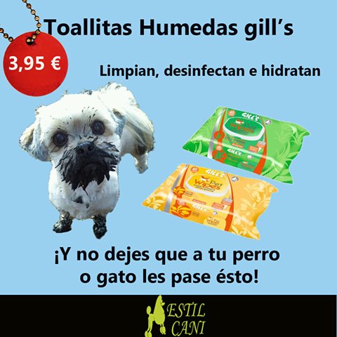 EstilCani's tweet photo. Toallitas Pet Wipes para #perros y #gatos. Limpian, desinfectan e hidratan. Disponibles en cuatro aromas distintos. En @EstilCani https://t.co/KSrxUG0Dos