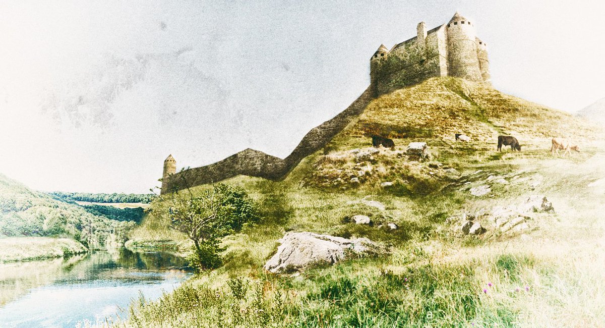 Architectnja's tweet photo. Clifford Castle Conjectural Reconstruction. Come and imagine it for yourself! @heritageopenday https://t.co/9te2OcP4i7