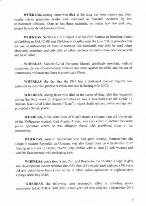 Team_GracePoe's tweet photo. GRACE POE FILES RESO ON SPATE OF KILLINGS OF MINORS AND YOUTHS @SenGracePOE https://t.co/NBSmI9qLLF